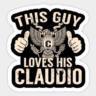 CLAUDIO Sticker